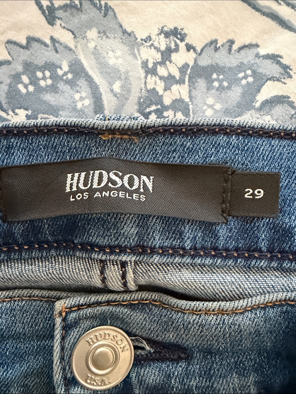 Hudson Jeans Medium Blue Skinny Jeans